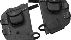 SHOW CHROME Pac-A-Derms - Teardrop - Black - EZ Mount