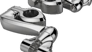 CIRO Pinless Clamp - Chrome - 4" Extension