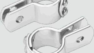 SHOW CHROME Clamp - 1-1/4" - Round