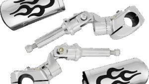 SHOW CHROME Highway Pegs - Flame - GL1800