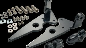 CIRO Highway Peg Mounts - Driver - Black - Indian