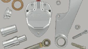 GMA ENGINEERING BY BDL Front Caliper - Springers - Clear Anodized