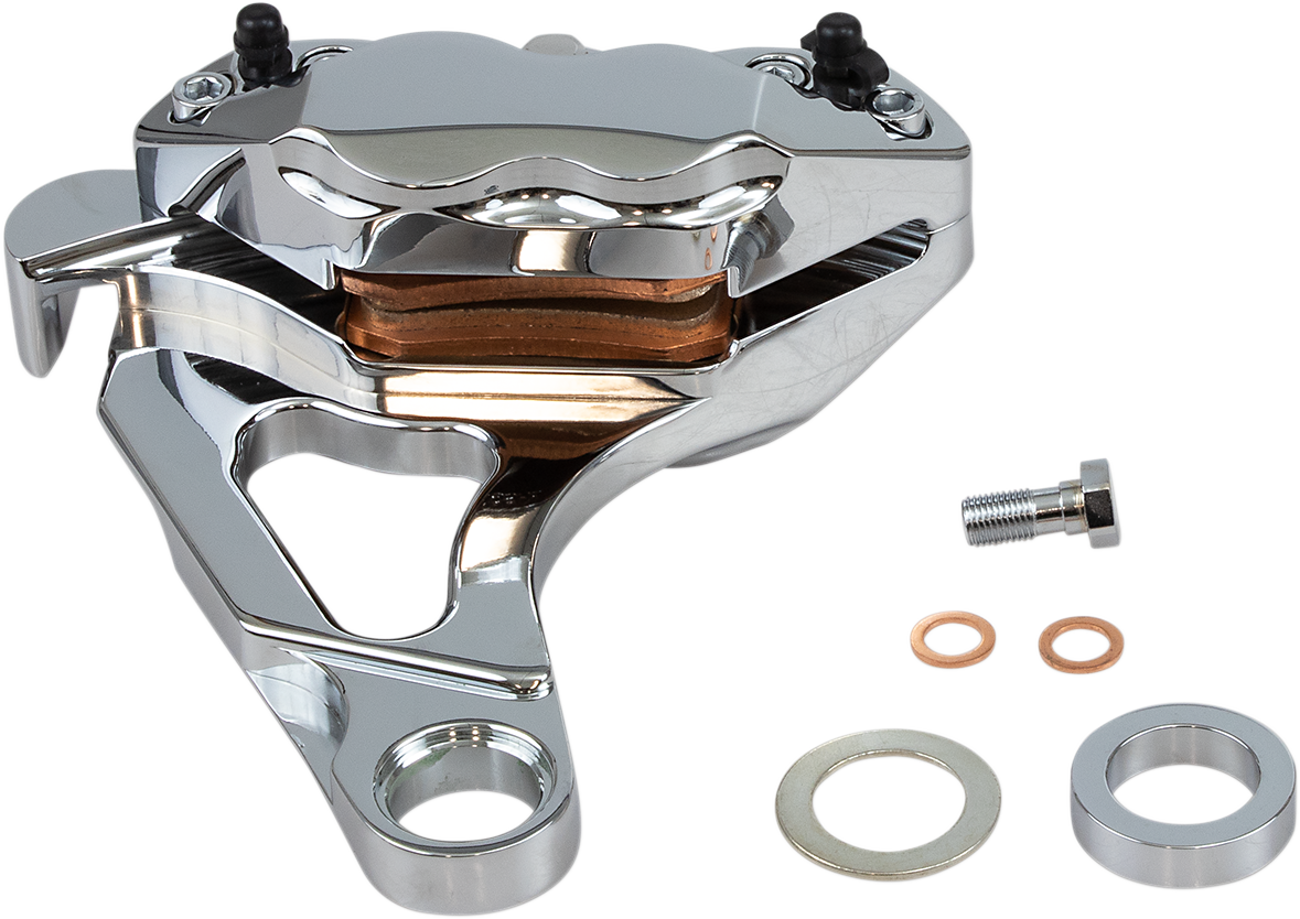 HAWG HALTERS 4-Piston Caliper - Rear - Chrome