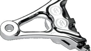 PERFORMANCE MACHINE (PM) 4-Piston Caliper - Rear - Chrome - 08-17 Softail