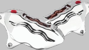 HAWG HALTERS 4-Piston Caliper - Dual Disc - Front - Chrome