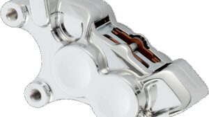 ARLEN NESS 4-Piston Caliper - Left - 11.8" - Chrome
