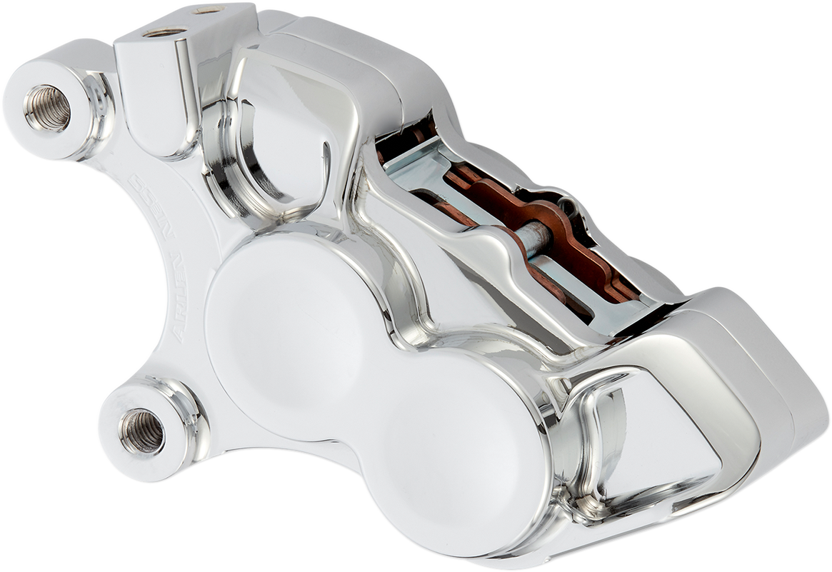 ARLEN NESS 4-Piston Caliper - Left - 11.8" - Chrome