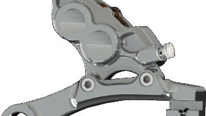 ARLEN NESS 4-Piston Caliper - Rear - 11.8" - Chrome