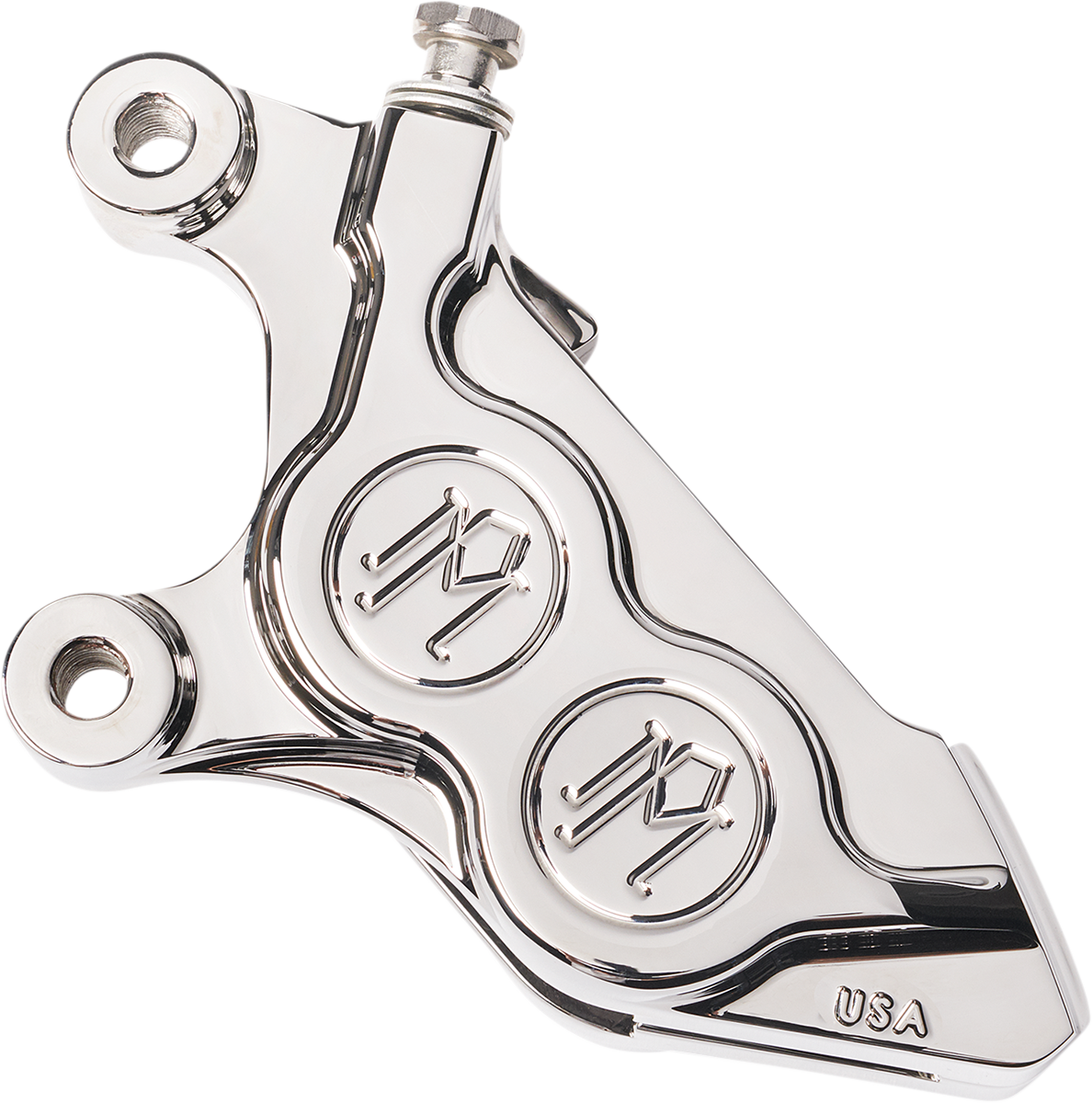 PERFORMANCE MACHINE (PM) 4-Piston Caliper - Chrome - Left Front