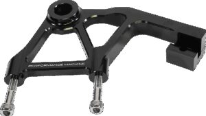 PERFORMANCE MACHINE (PM) Rear Radial Mount Caliper Bracket - Anodized Black