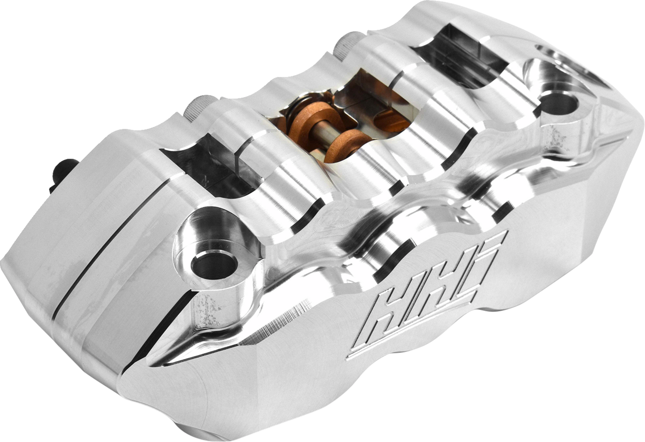 HAWG HALTERS 4-Piston Caliper - Dual Disc - Front - Chrome - Image 2