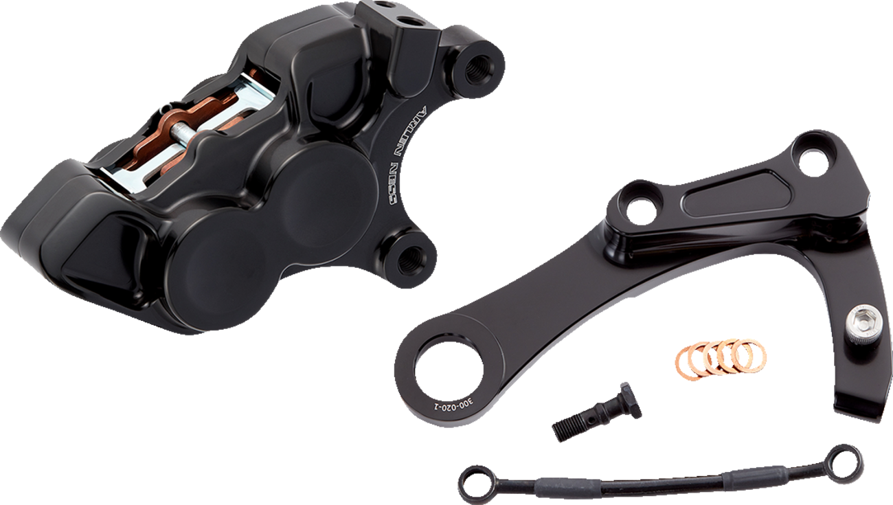 ARLEN NESS 4-Piston Caliper - Rear - 11.8" - Black - Image 2