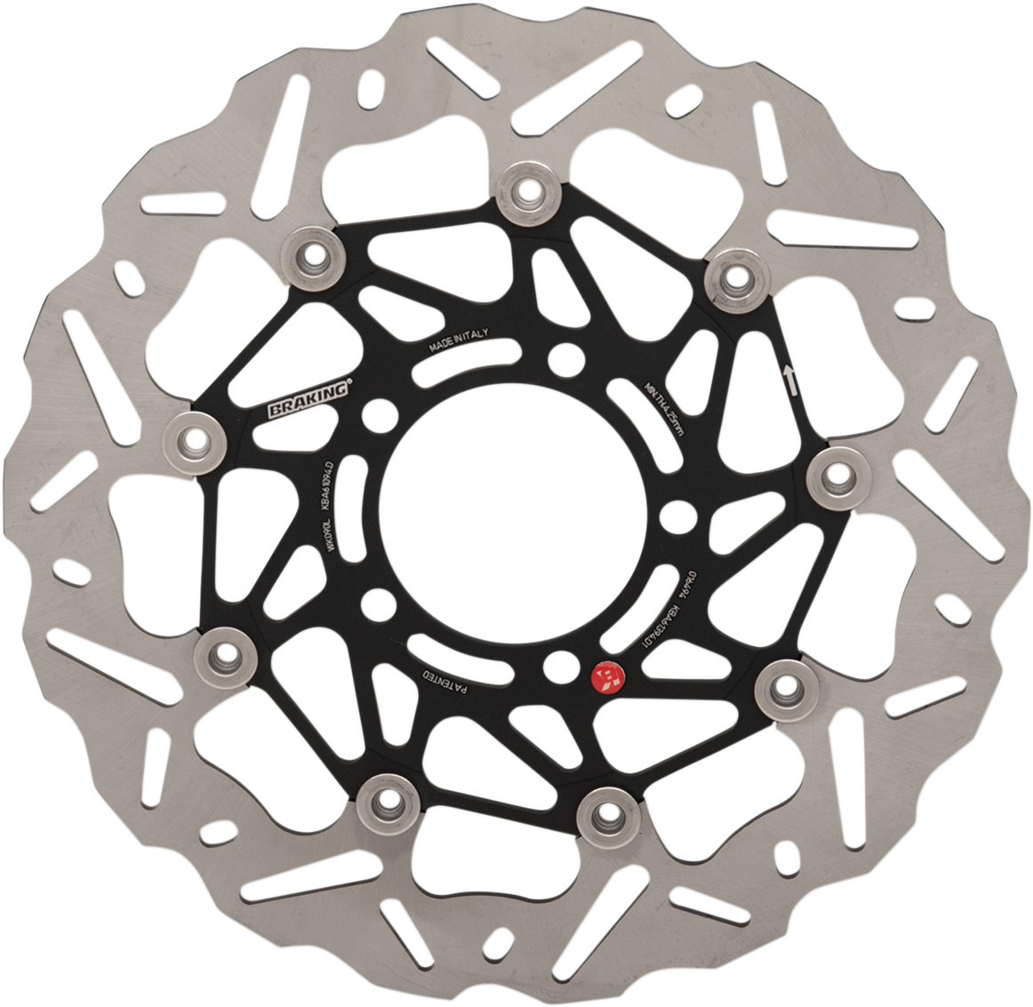 DRAG SPECIALTIES Drilled Brake Rotor - Rear - 11.8" - Touring - Image 2