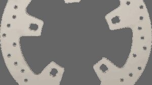 DRAG SPECIALTIES Drilled Brake Rotor - Front - 11.8" - Touring