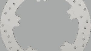 DRAG SPECIALTIES Drilled Brake Rotor - Front - 11.8" - Dyna/V-Rod