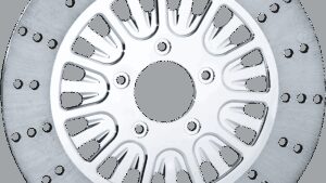 RC COMPONENTS Brake Rotor - Front Right - Illusion - Chrome