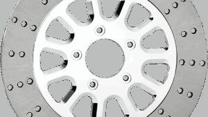 RC COMPONENTS Brake Rotor - Rear Right - Exile - Chrome