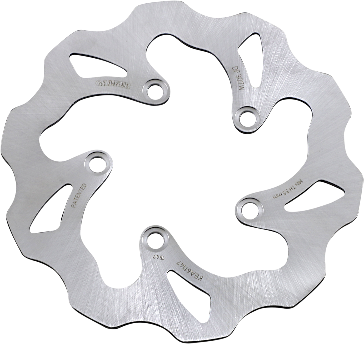 LYNDALL RACING BRAKES LLC Rotor with Gas Slots - Prodigy/Enforcer - Gold - 11.8" - Image 2