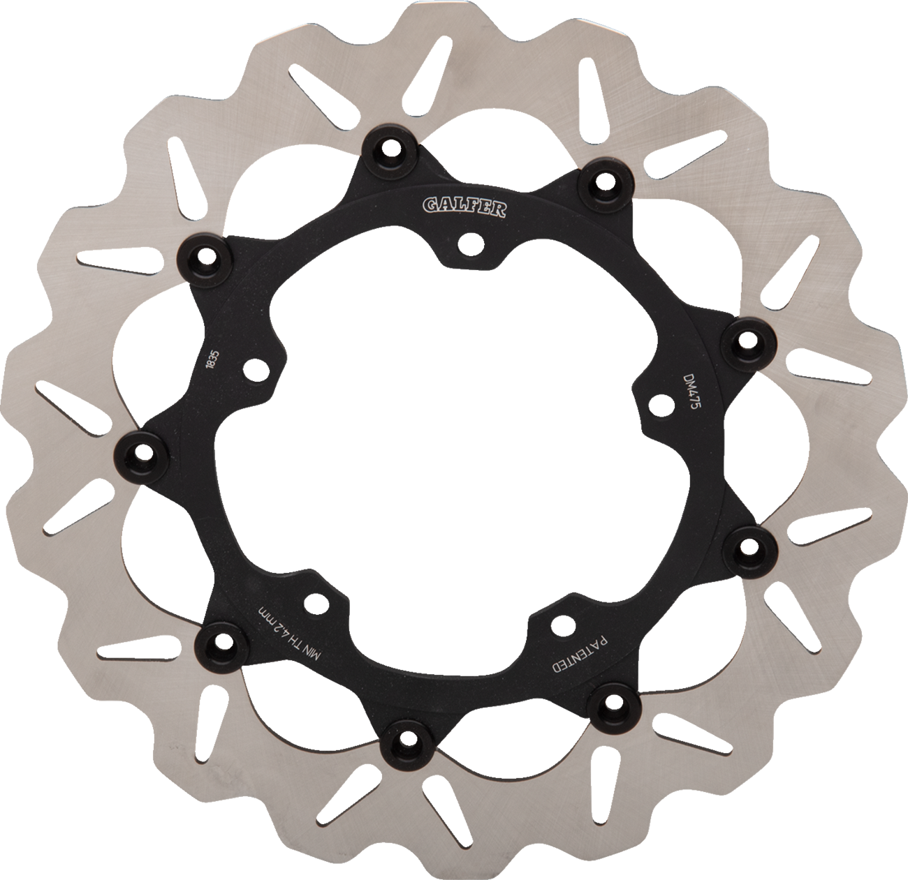 GBRAKES Front Wave® Rotor - Gold Center - Image 2