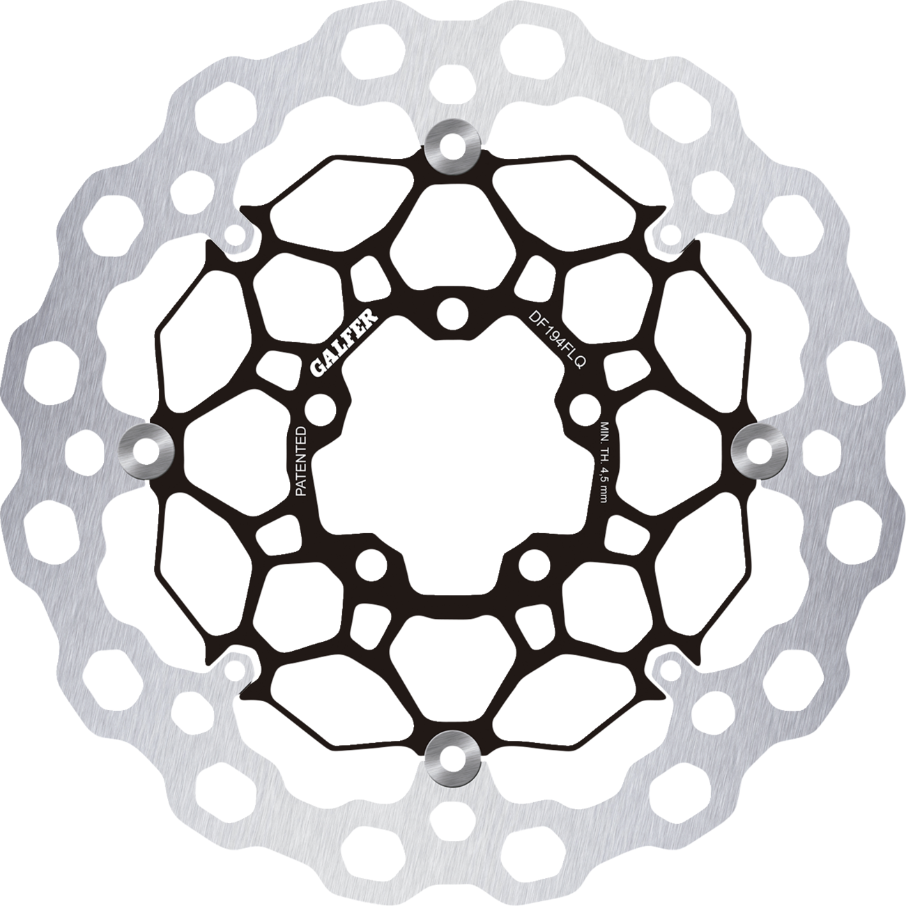 PERFORMANCE MACHINE (PM) Dominator Rotor - Front - 13" - Black - Image 2