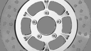 RC COMPONENTS Brake Rotor - Front Right - Majestic - Chrome