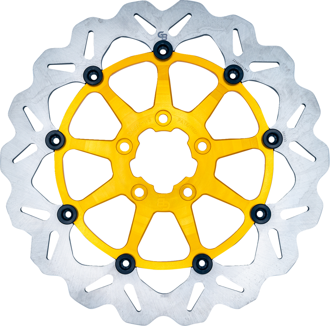 GBRAKES Brake Rotor - Front - Gold