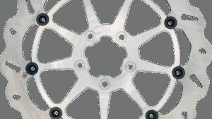 GBRAKES Brake Rotor - Front - Silver