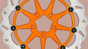 GBRAKES Brake Rotor - Front - Orange