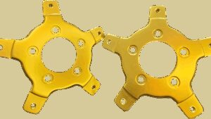 RC COMPONENTS Brake Rotor Adapter - Gold