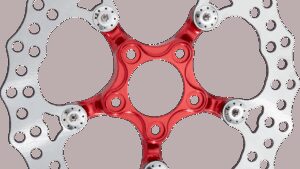 ARLEN NESS Spider Rotor - 11.8" - Red - Rear