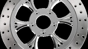 RC COMPONENTS Floating Brake Rotor - Front Right - Majestic - 320 mm - Chrome