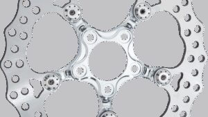 ARLEN NESS Spider Rotor - 12-19/32" - Chrome - Front