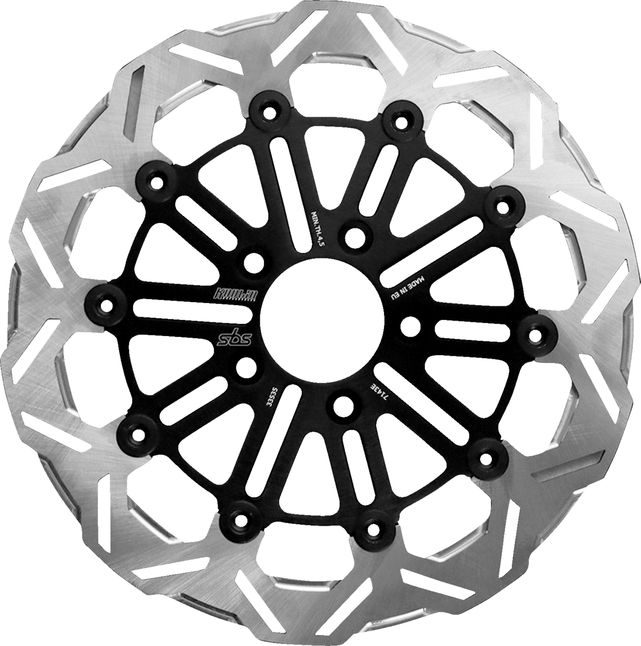 SBS Design "E" 10-Spoke Brake Rotor