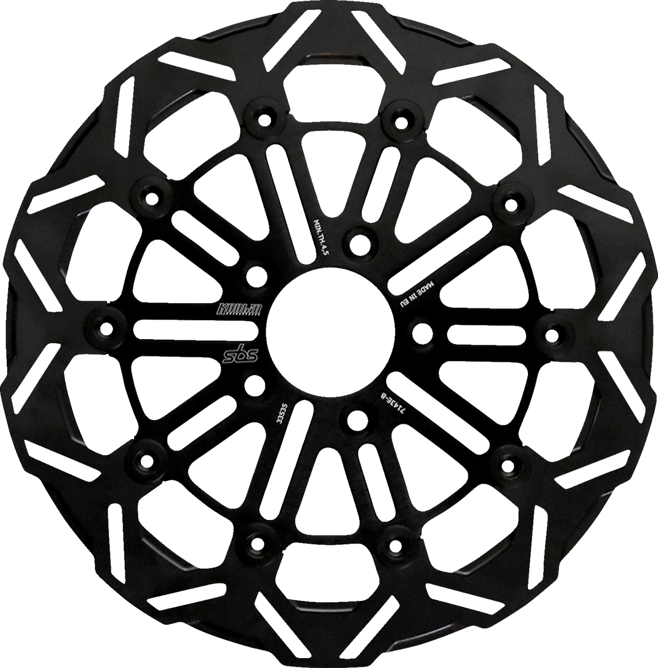 SBS Design "D" 10-Spoke Brake Rotor