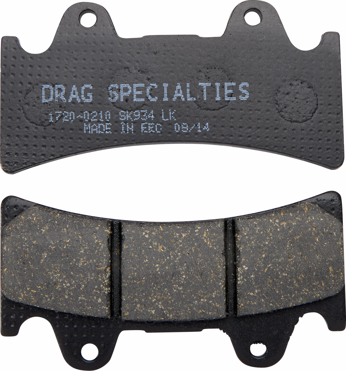 DRAG SPECIALTIES Organic Brake Pads - 6 Piston Caliper