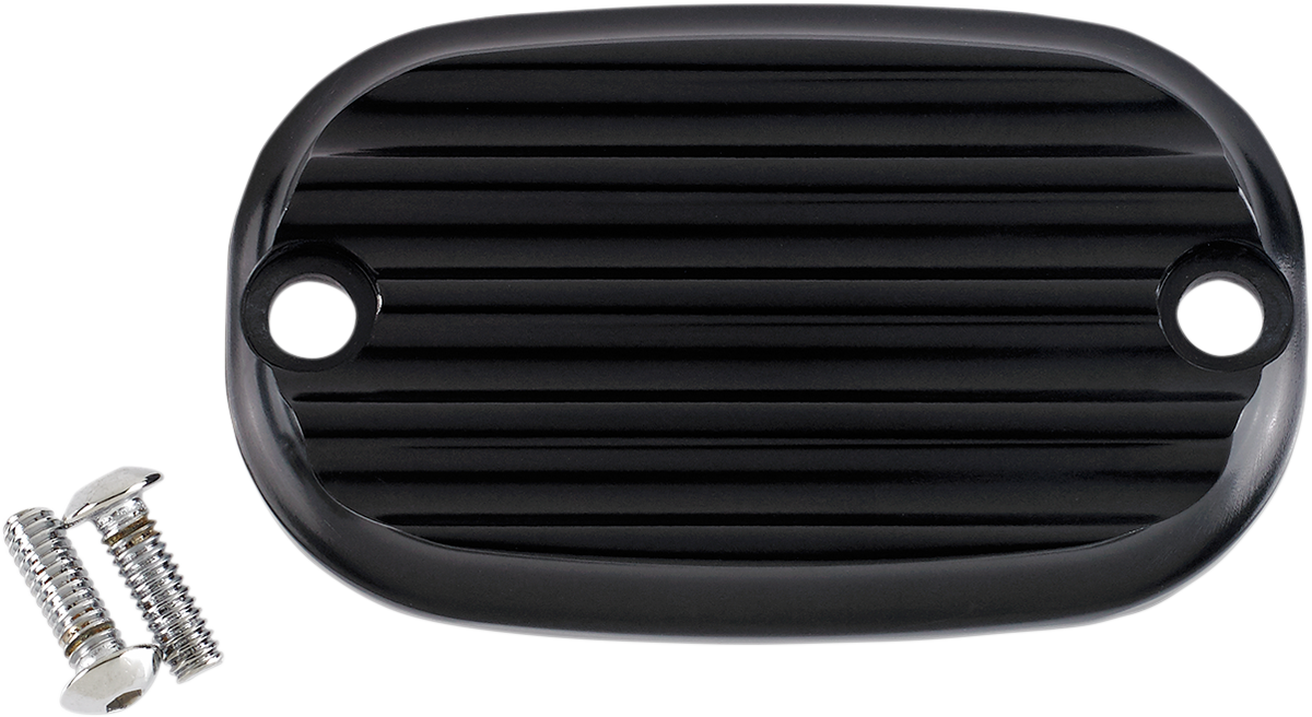 JOKER MACHINE Master Cylinder Cover - Finned - Black