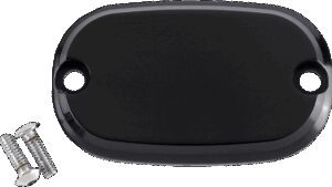 JOKER MACHINE Master Cylinder Cover - Smooth - Black - 99-17