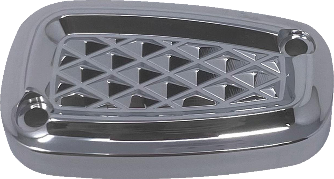 COVINGTONS Rear Master Cylinder Cover - Diamondback - Chrome