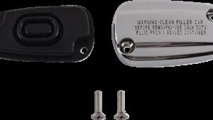 DRAG SPECIALTIES Rear Master Cylinder Cover - M8 Softail - Chrome