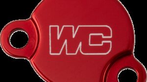 WORKS CONNECTION Rear Brake Cap - Red - KTM/Husqvarna/Gas Gas