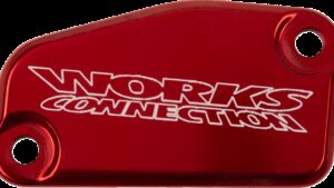 WORKS CONNECTION Front Brake Cap - Red - KTM/Husqvarna/Gas Gas