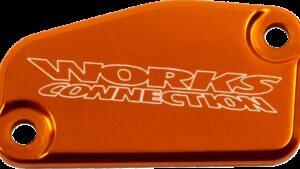 WORKS CONNECTION Front Brake Cap - Orange - KTM/Husqvarna/Gas Gas