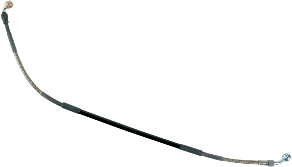 DRAG SPECIALTIES Brake Line - Front - Black - +6" - Image 2