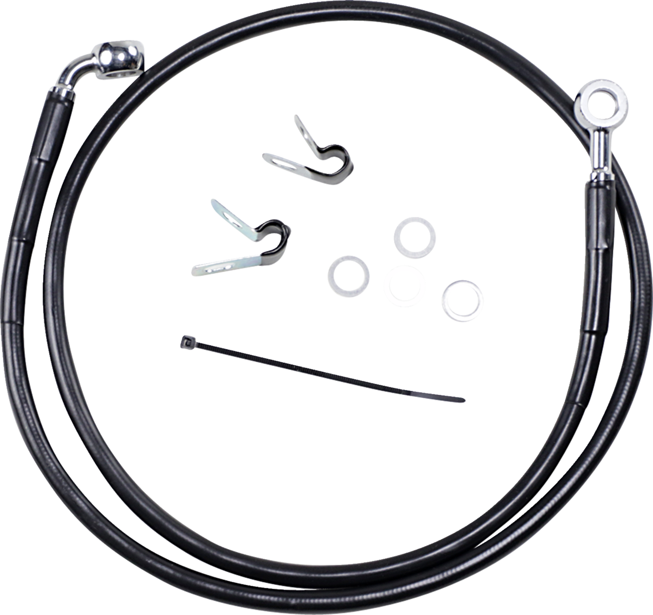 MAGNUM SHIELDING Brake Line - 10mm-Straight - 23" - Sterling Chromite II - Image 2