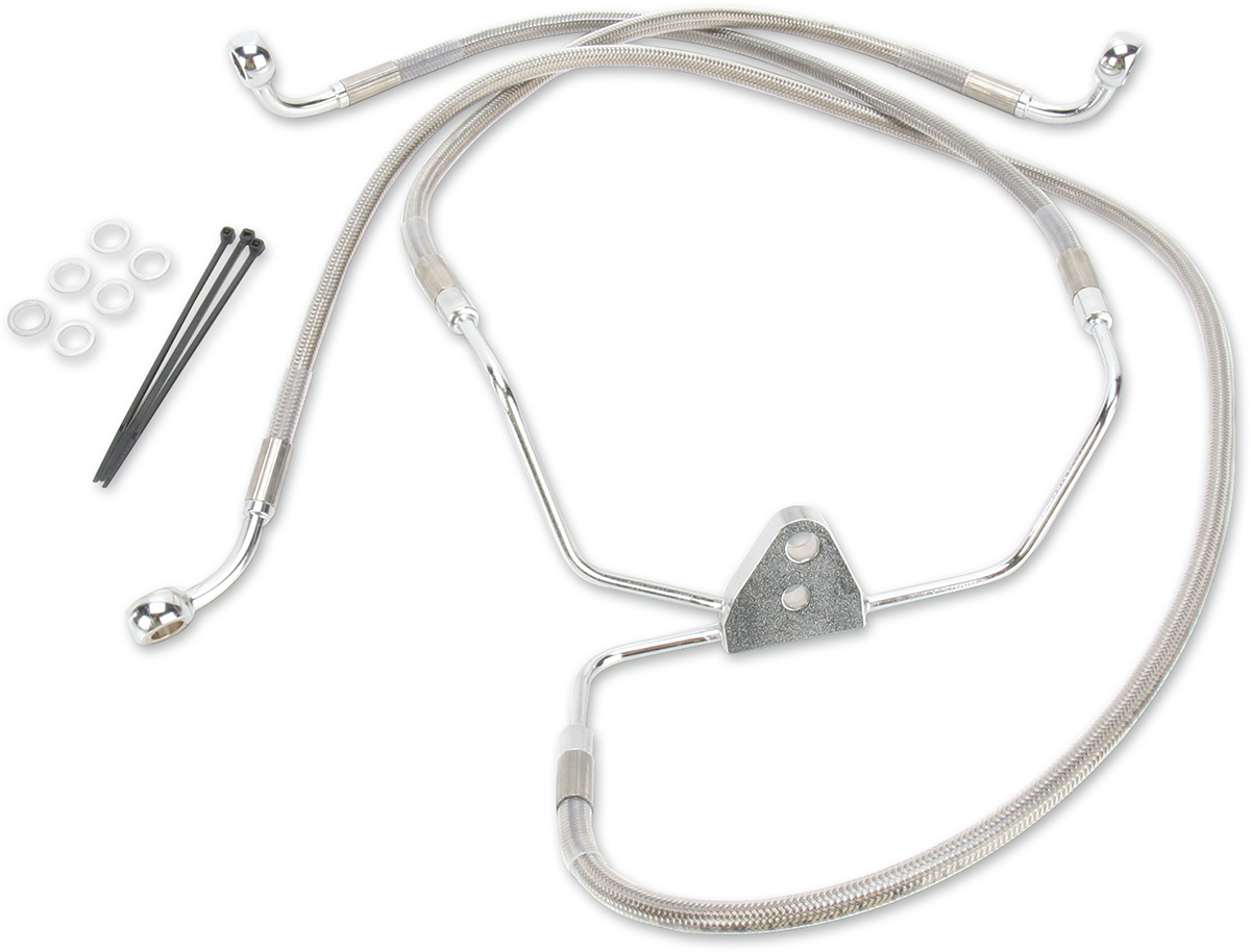 GOODRIDGE Rear Brake Line Kit - Tee to Caliper - Image 2