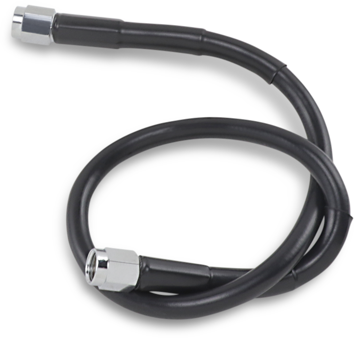 DRAG SPECIALTIES Universal Brake Line - Black - 18"