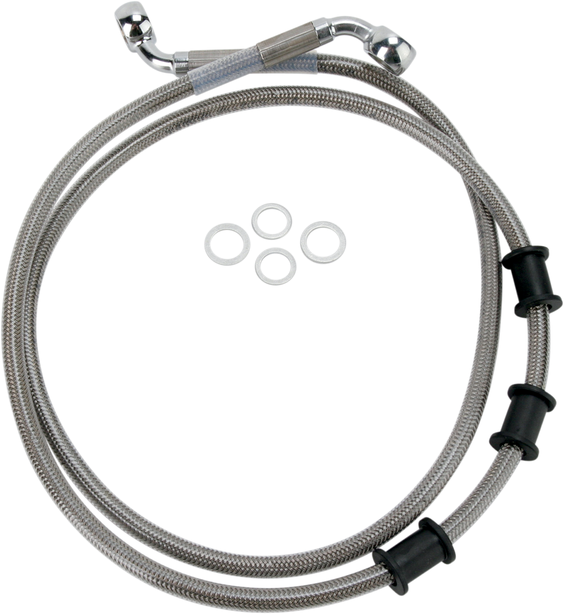 DRAG SPECIALTIES Universal Brake Line - Black - 40" - Image 2