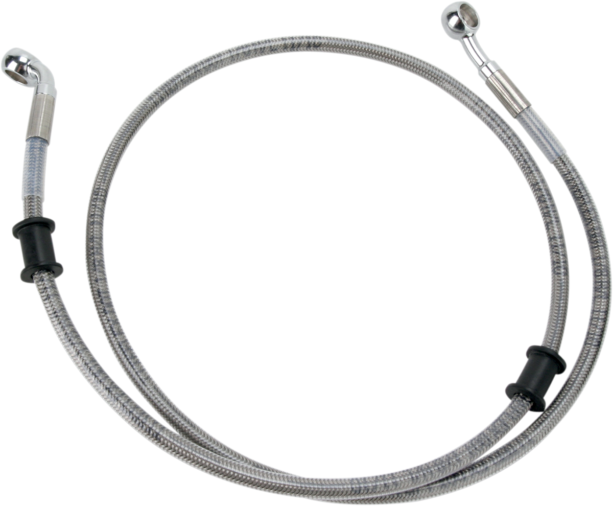 DRAG SPECIALTIES Brake Line - Front (Upper) - Stainless Steel