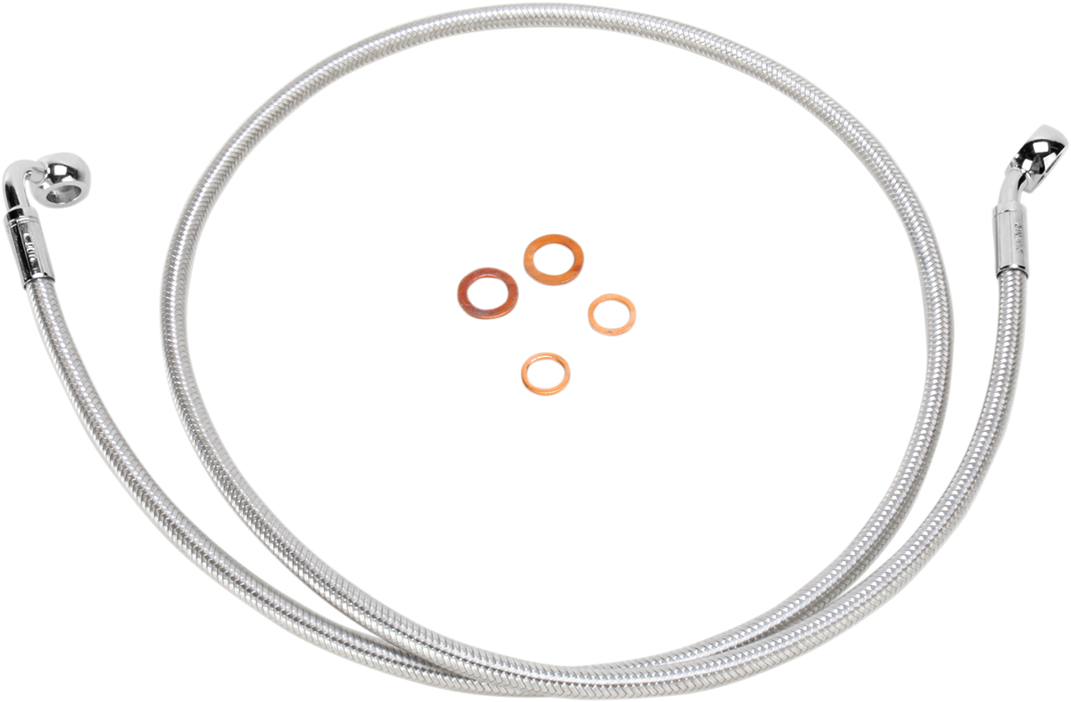 MAGNUM SHIELDING Brake Line - 35/90° - 46" - Sterling Chromite II