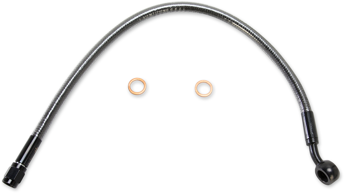 DRAG SPECIALTIES Brake Line - Front - Black - +10" - FXS '12-'13 - Image 2